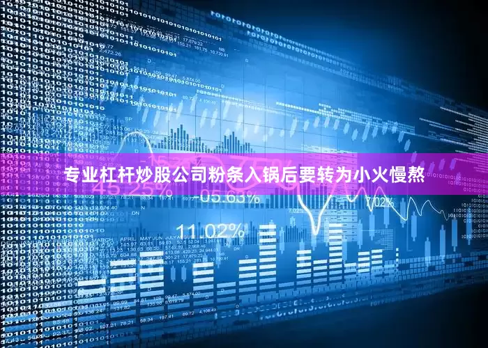 专业杠杆炒股公司粉条入锅后要转为小火慢熬