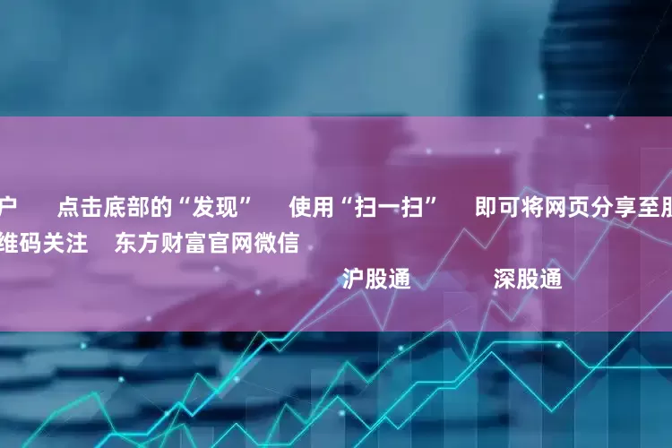 股指配资开户      点击底部的“发现”     使用“扫一扫”     即可将网页分享至朋友圈                            扫描二维码关注    东方财富官网微信                                                                        沪股通             深股通
